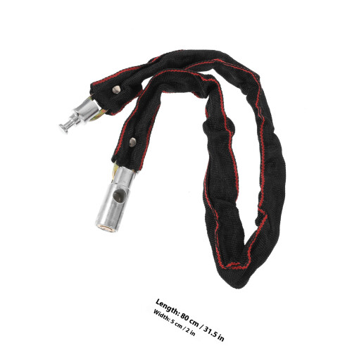 80 Cm Bike Locker High Security Chains Locks Bycicles With Key 2
