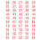 1 Set Of Number Bibs Durable Design For Competitions For 1