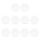 10pcs Transparent Acrylic Boards Hexagon For Decorative Use 1