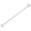 Roman Curtain Rod Adjustable Shower White Plastic 8