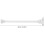 Roman Curtain Rod Adjustable Shower White Plastic 2