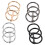 Raindrops 4 Pcs 连 扣 Diary Binder Rings Accent Planner Pages 7