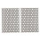 2 Pcs Embossing Template Templates For Card Making Plastic Folders 2