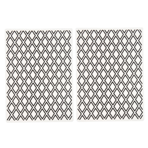 2 Pcs Embossing Template Templates For Card Making Plastic Folders 1