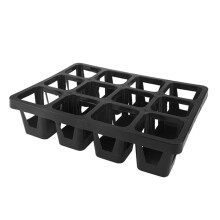 Reachise 3pcs 12 Grid Flower Pot Tray Stand Square Holder For Planting