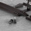 2 Pcs Grip Motorcycle Screws 4.40x2.50x2.50cm Black 4