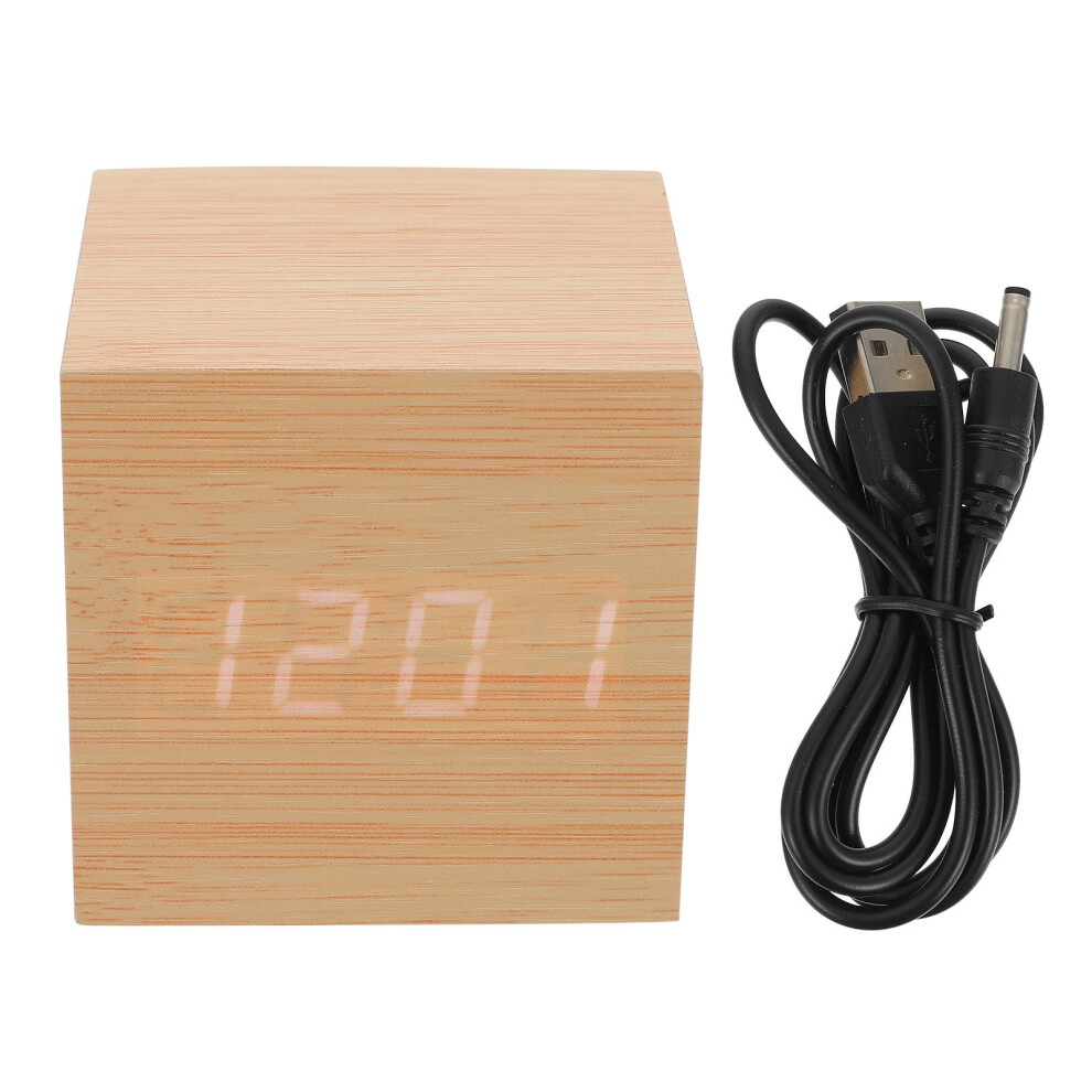 Alarm Clock Funny Wooden Electronic Practical Gift Child Iplusmile