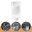 Raindrops  Candlesticks Holders Crystal Candleholder Clear Transparent 9