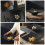 Ceramic Square Dinner Plate Food Storage Tray Container Set 11