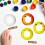 30 Pcs Polystyrene Rings For Crafts Foam Wreaths Decor 7