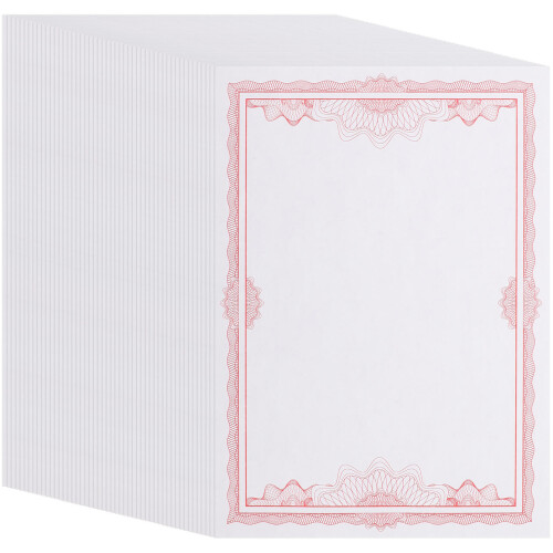 50 Sheets Honor Certificate Inner Page Office Special Material Paper