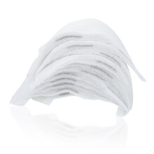 50Pcs Cotton Shoulder Pads for Women Suit Shoulder Enhancer White