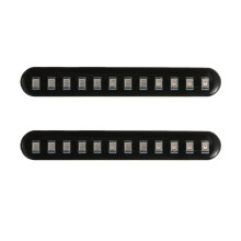 Kudiqi Motorcycle Lightstrips - 2pcs, Flowing Yellow