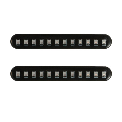 Kudiqi Motorcycle Lightstrips - 2pcs, Flowing Yellow