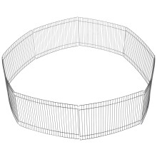 Durable Metal Pet Playpen For Home Use With Thickened Panels