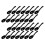 Disposable Teaspoons Black 100set 4.7x1.4x0.6in 1