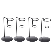 4 Stuks Decoratieve Cone Holders Van Iron Art