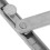 Sliding Door Security Bar Silver Steel 2pcs 7