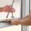 Sliding Door Security Bar Silver Steel 2pcs 3