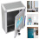 Wall Mounted Mailboxes Aluminium Alloy Silver 1pack 7