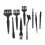 Raindrops Multifunction Electronics Cleaning Brush 3x17cm Black 2