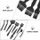 Raindrops Multifunction Electronics Cleaning Brush 3x17cm Black 8