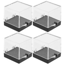 4Stk Sammlerbox Acryl Mit Für Steine Schmuck Display
