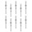 Mlins  10 Pcs Deck Railing System Cable Guardrail Tensioner 1