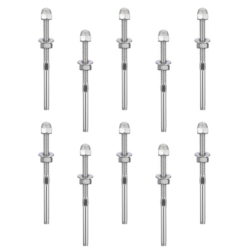 Mlins  10 Pcs Deck Railing System Cable Guardrail Tensioner