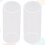 2 Pcs Accessories Slider Guitar Finger Cots 5.1x2.2cm White 5