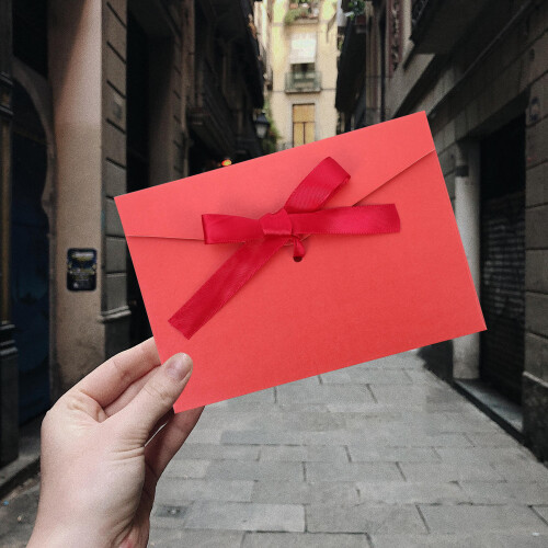 8 Pcs Bow Envelope Invitation Anniversary Card Paper Mother 2