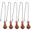 Wooden Ceiling Pull Chain Set - 5pcs 7