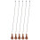 Wooden Ceiling Pull Chain Set - 5pcs 10