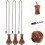 Wooden Ceiling Pull Chain Set - 5pcs 5