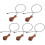 Wooden Ceiling Pull Chain Set - 5pcs 6
