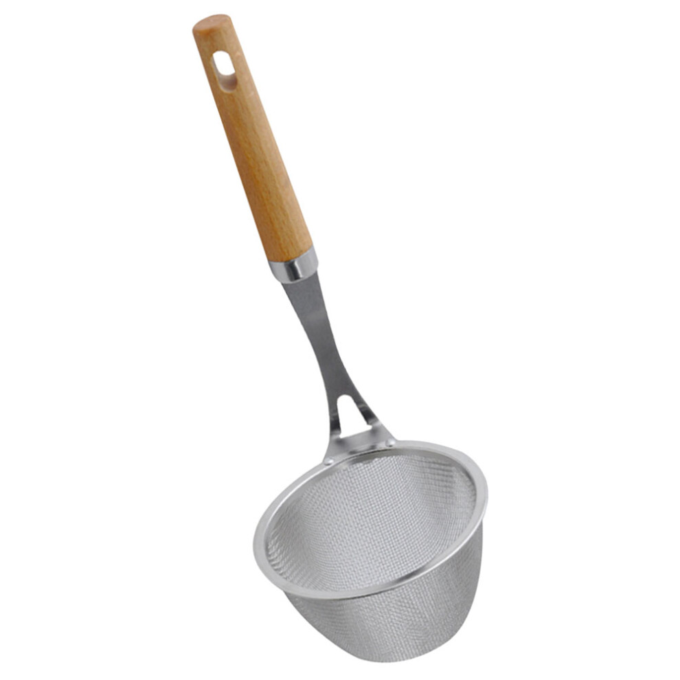 Food Strainer Basket Silver Kitchen Tool 1set 10.8x4.2in-image-OPC-PK8RFGH-NEW