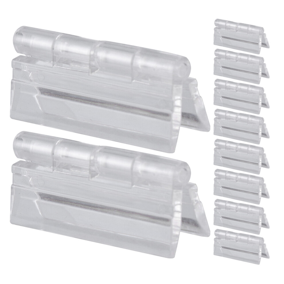 Rotating Tray Hinges Cabinet Hinges Transparent Acrylic 12-Pcs 3171083397954