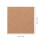 Small Cork Board Chocolate 50pcs Square Versatile Use 2