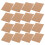 Small Cork Board Chocolate 50pcs Square Versatile Use 11