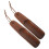 Shoehorn Wood Chocolate 2set 6.1*1.6*0.2in 6