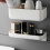 Stijlvol Wit Bathroom Storage Rack Plank Organisator 10
