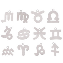 Raindrops 12 Pcs Pendants Zodiac For Friends And Family Man