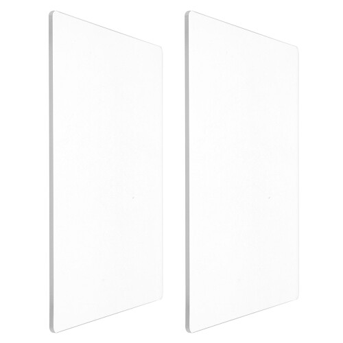 2 Pcs Embossing Machine Accessories Craft Acrylic Plates Art