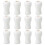 12Pcs Wooden Cord Knobs Pull Ends for Window Blinds White Finish 1