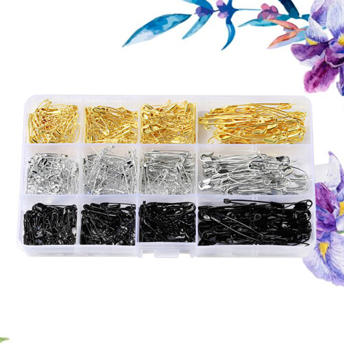 540pcs Box Safety Pin Shape Hairpin For Handwork Diy Projects 2