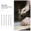 Silver Diy Projects Repair Work 195set 1.6x0.2x0.1in 7