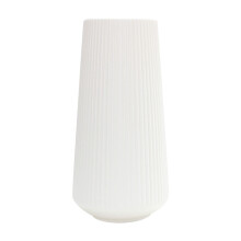 1pc Dried Flower Vase Flower Arrangement Pot Simple Style (White)