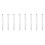 Masteelf  25 Pcs White Bracelet Goth Bracelets Suitable For Most 5