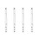 Masteelf  25 Pcs White Bracelet Goth Bracelets Suitable For Most 1
