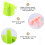60pcs Socket Protectors Plug Cover Assorted Color For Parents 11